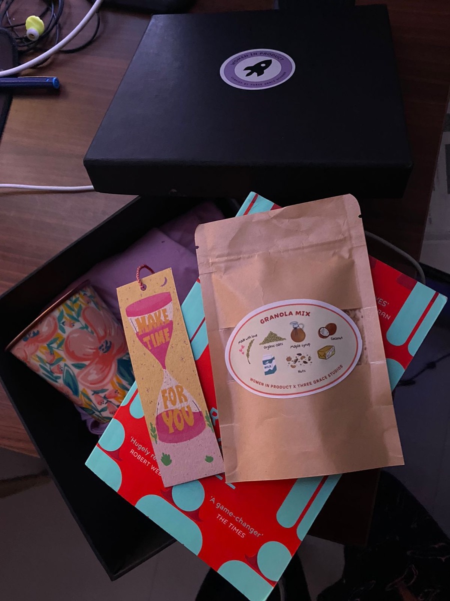Granola, bookmark, and keepsakes from the Three Grace Studios kit